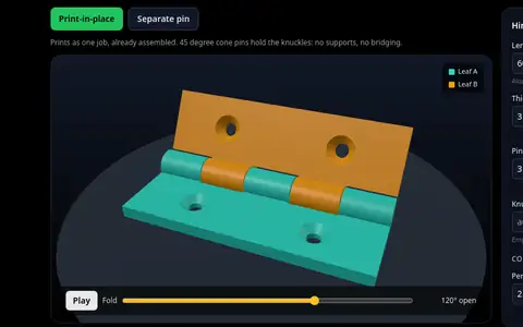Hinge Generator result