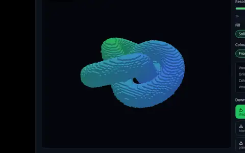 STL to Voxel result