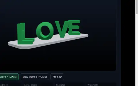 Text Flip Generator result