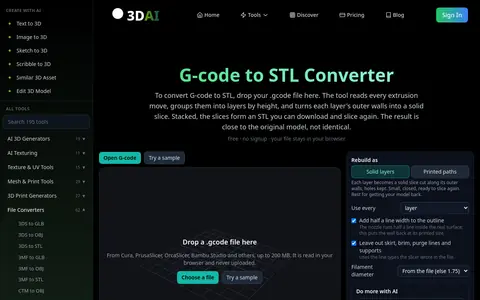 G-code to STL page