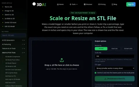 Scale STL page