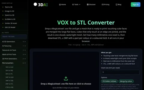 VOX to STL page