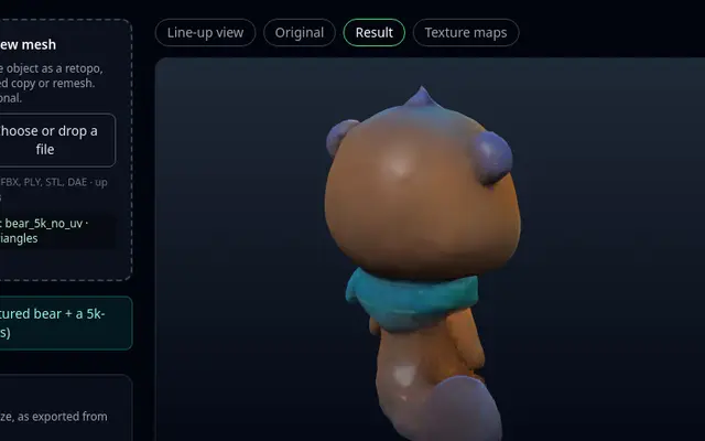 Texture Transfer on The3DAI