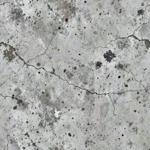 Seamless cracked old concrete texture