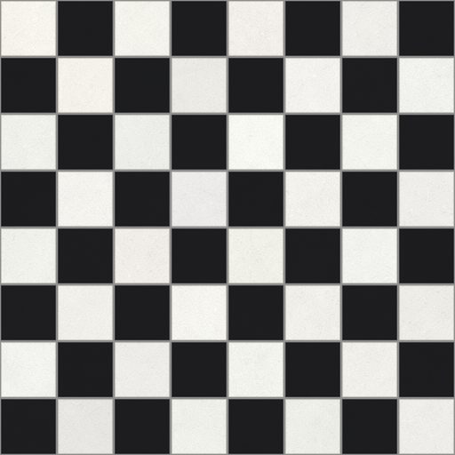 Seamless black and white checkerboard texture