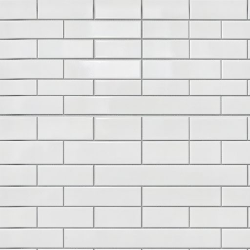 Seamless white subway tiles texture
