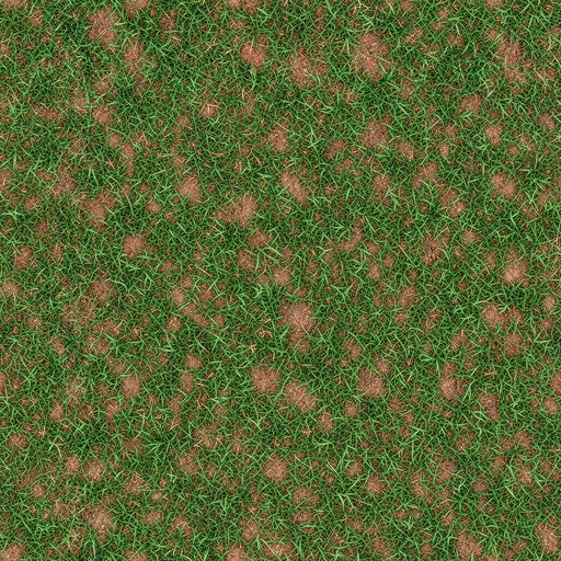 Seamless patchy grass and dirt texture