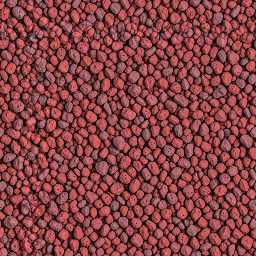 Seamless red lava rock texture