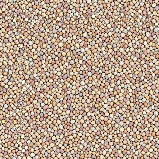 Seamless pea gravel texture