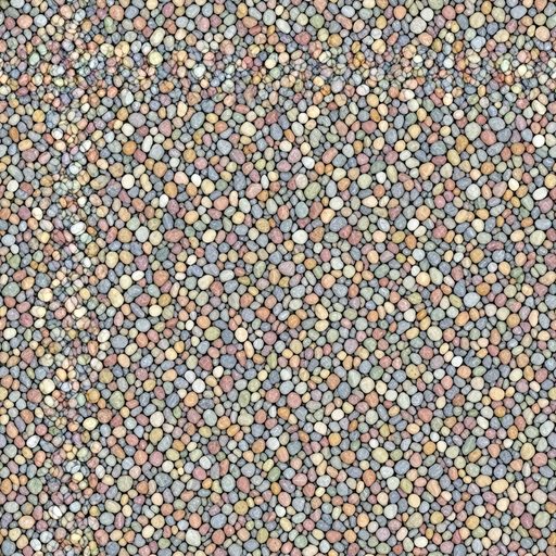Seamless river gravel texture
