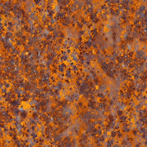 Seamless rusty metal texture