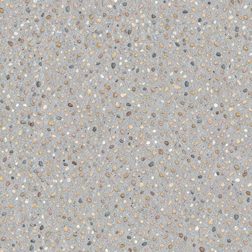 Seamless exposed aggregate concrete texture