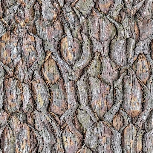 Seamless palm trunk texture